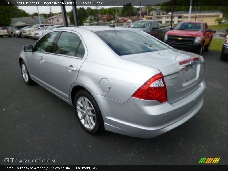Ingot Silver Metallic / Charcoal Black 2012 Ford Fusion SEL
