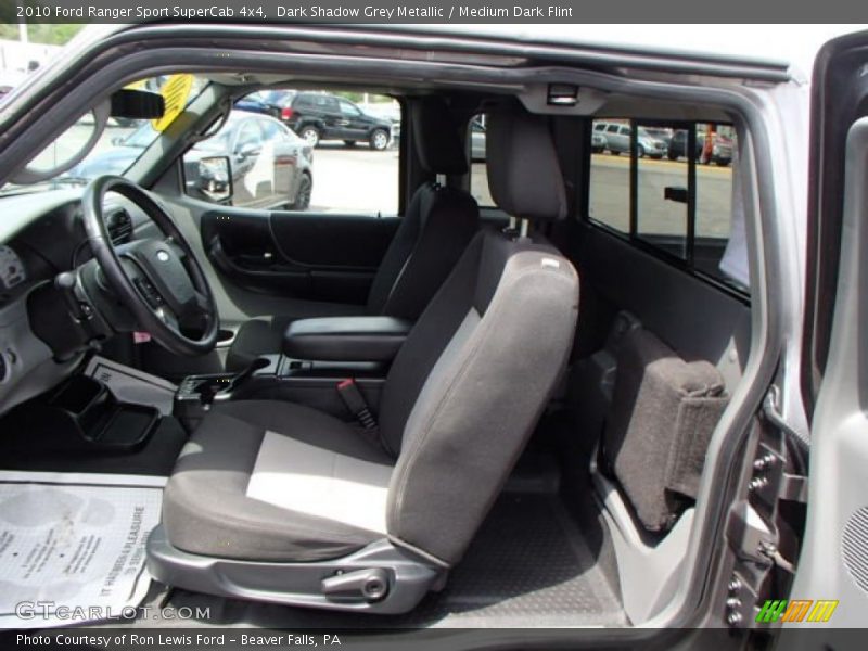 Dark Shadow Grey Metallic / Medium Dark Flint 2010 Ford Ranger Sport SuperCab 4x4