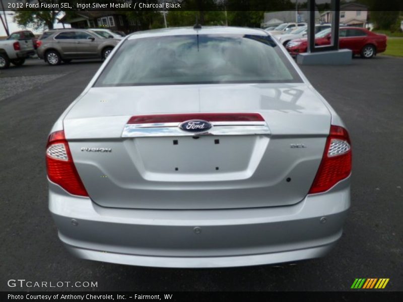 Ingot Silver Metallic / Charcoal Black 2012 Ford Fusion SEL