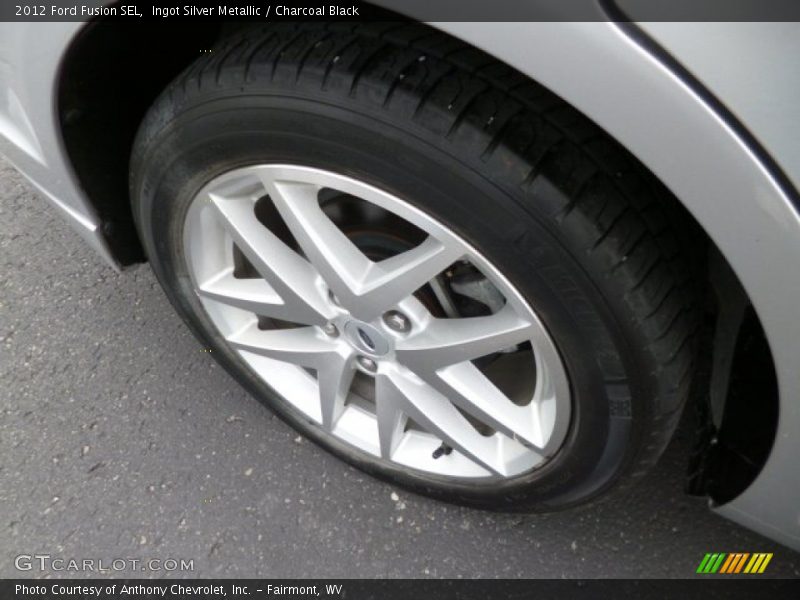 Ingot Silver Metallic / Charcoal Black 2012 Ford Fusion SEL