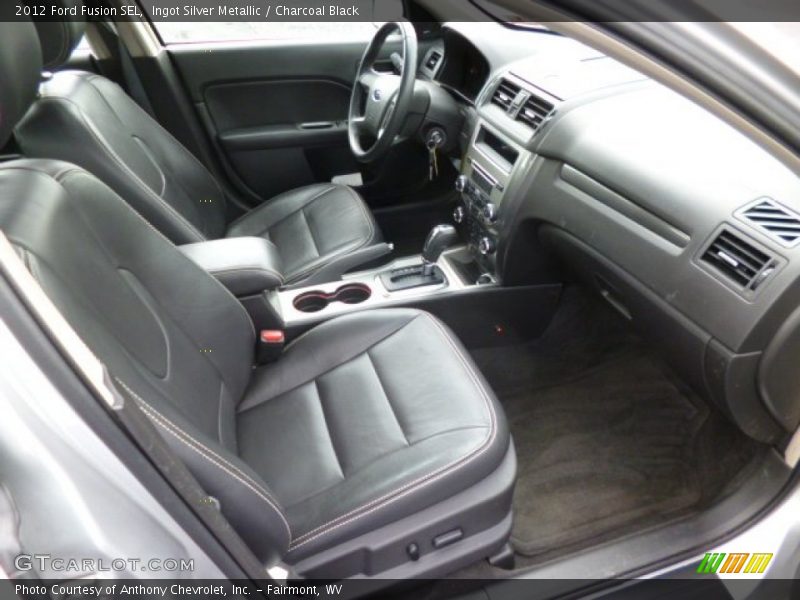 Ingot Silver Metallic / Charcoal Black 2012 Ford Fusion SEL
