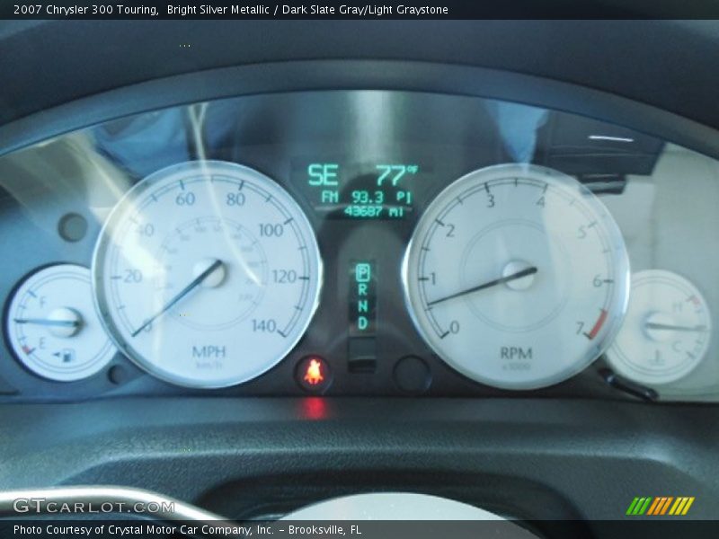 Bright Silver Metallic / Dark Slate Gray/Light Graystone 2007 Chrysler 300 Touring