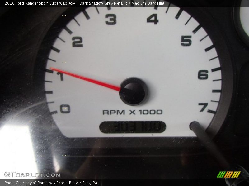 Dark Shadow Grey Metallic / Medium Dark Flint 2010 Ford Ranger Sport SuperCab 4x4