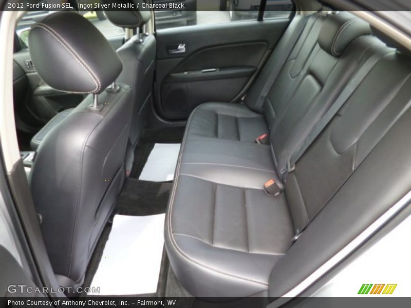 Ingot Silver Metallic / Charcoal Black 2012 Ford Fusion SEL