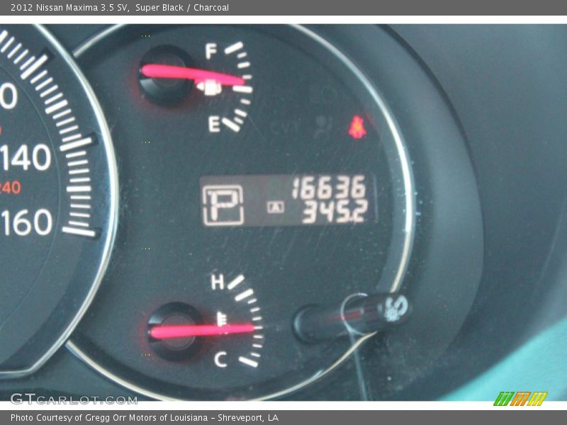 Super Black / Charcoal 2012 Nissan Maxima 3.5 SV