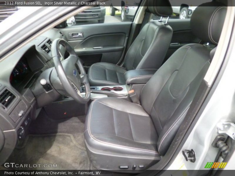 Ingot Silver Metallic / Charcoal Black 2012 Ford Fusion SEL