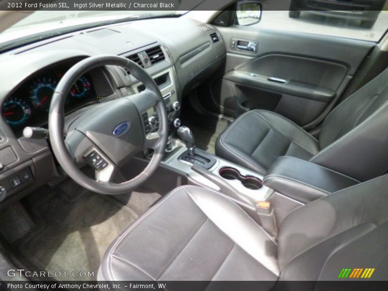 Ingot Silver Metallic / Charcoal Black 2012 Ford Fusion SEL