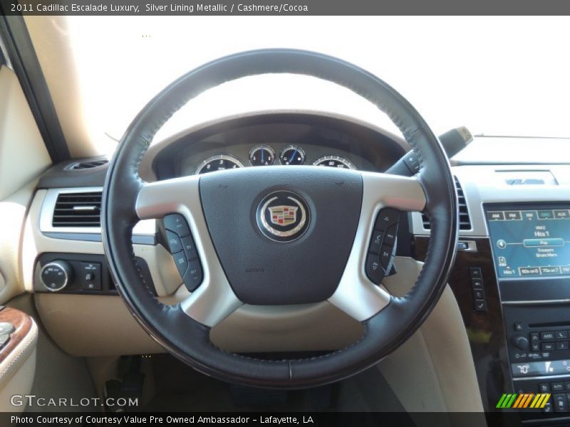 Silver Lining Metallic / Cashmere/Cocoa 2011 Cadillac Escalade Luxury