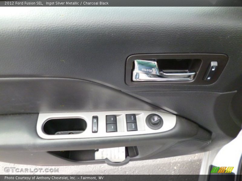 Ingot Silver Metallic / Charcoal Black 2012 Ford Fusion SEL