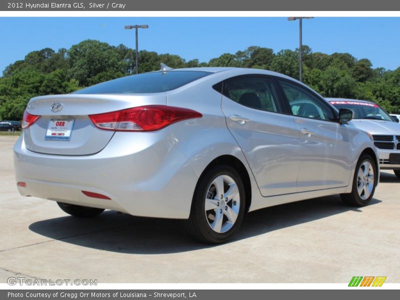 Silver / Gray 2012 Hyundai Elantra GLS