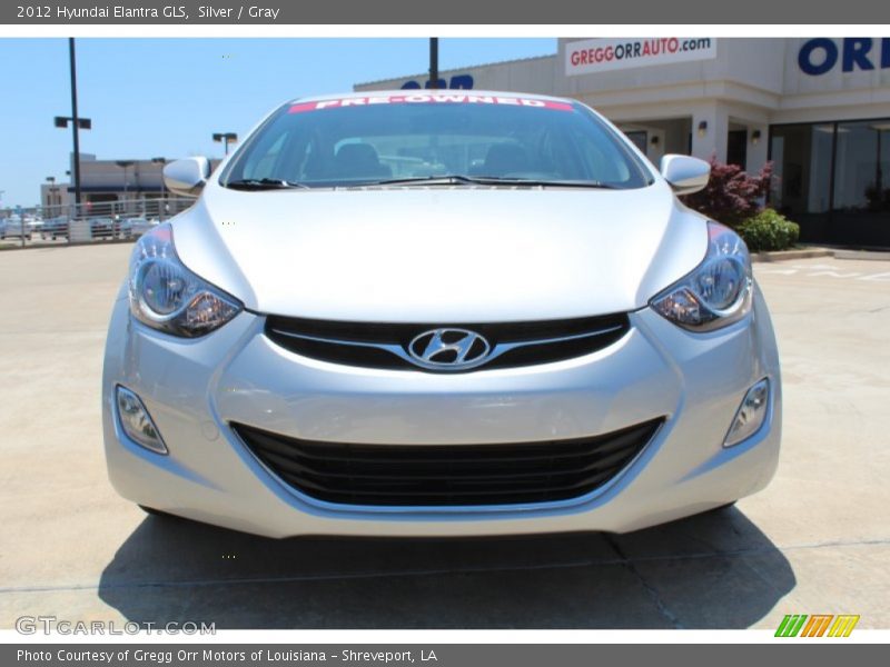 Silver / Gray 2012 Hyundai Elantra GLS