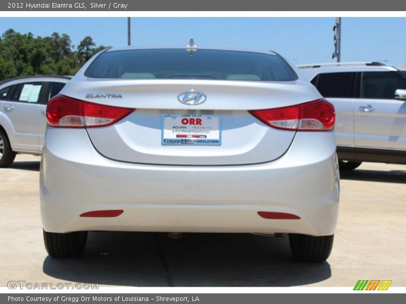 Silver / Gray 2012 Hyundai Elantra GLS