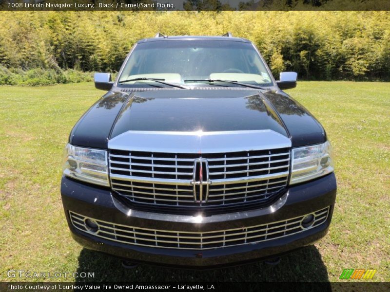 Black / Camel/Sand Piping 2008 Lincoln Navigator Luxury