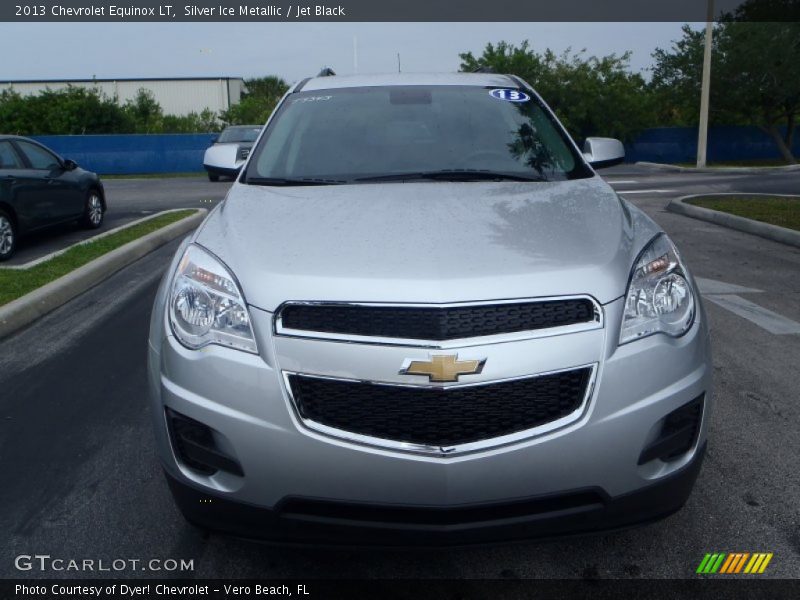 Silver Ice Metallic / Jet Black 2013 Chevrolet Equinox LT