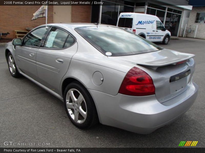 Liquid Silver Metallic / Ebony 2008 Pontiac Grand Prix GXP Sedan
