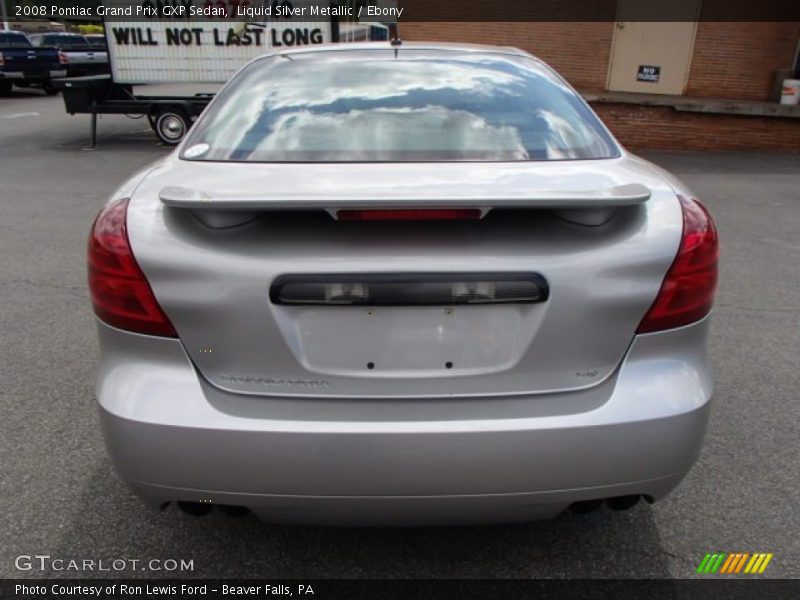 Liquid Silver Metallic / Ebony 2008 Pontiac Grand Prix GXP Sedan