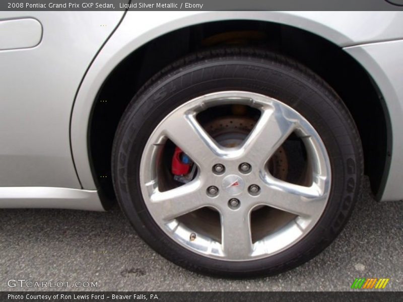 Liquid Silver Metallic / Ebony 2008 Pontiac Grand Prix GXP Sedan