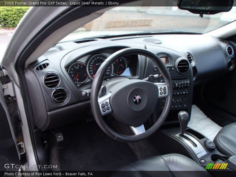 Liquid Silver Metallic / Ebony 2008 Pontiac Grand Prix GXP Sedan