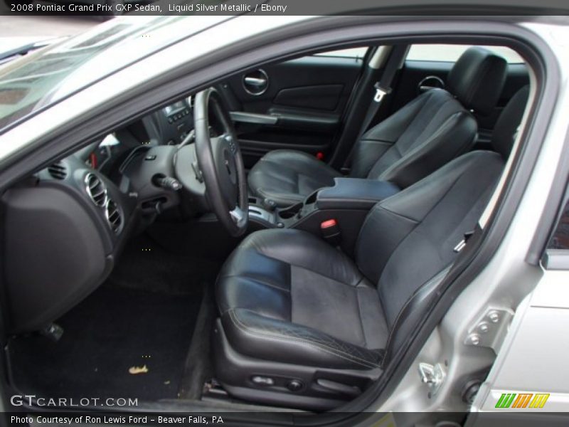 Liquid Silver Metallic / Ebony 2008 Pontiac Grand Prix GXP Sedan
