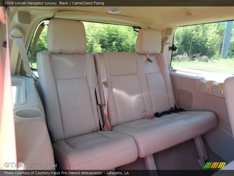 Black / Camel/Sand Piping 2008 Lincoln Navigator Luxury