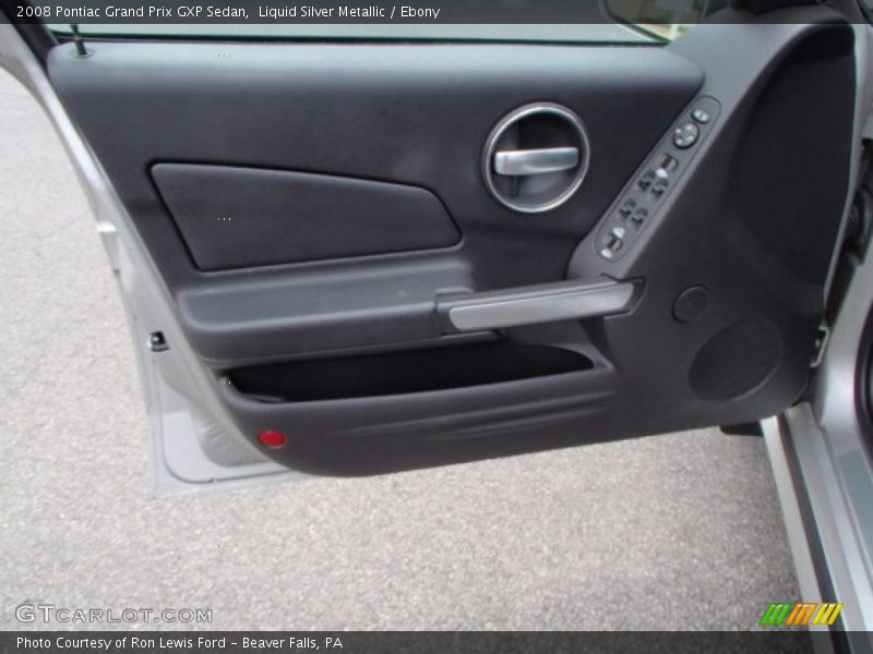 Liquid Silver Metallic / Ebony 2008 Pontiac Grand Prix GXP Sedan