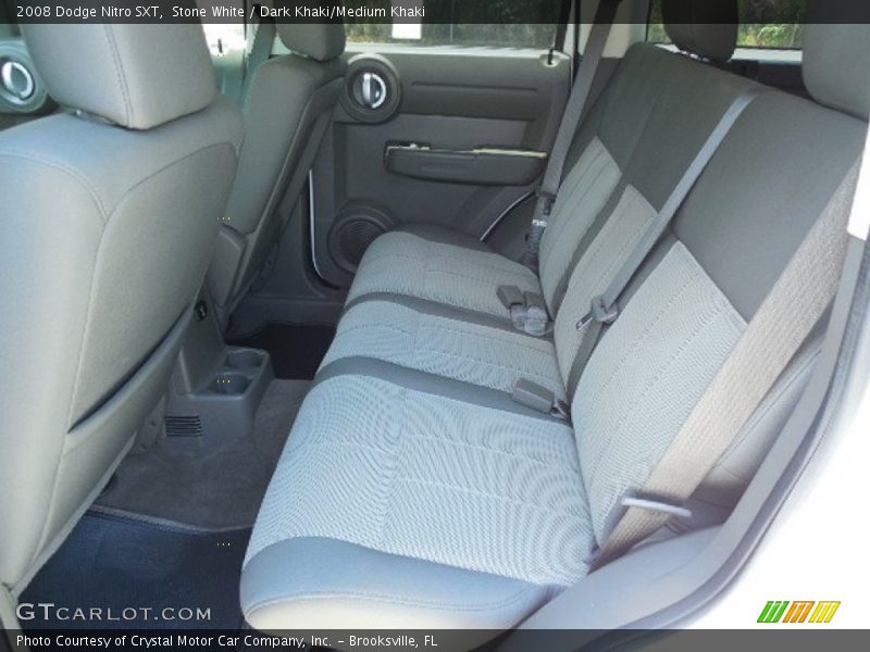 Stone White / Dark Khaki/Medium Khaki 2008 Dodge Nitro SXT