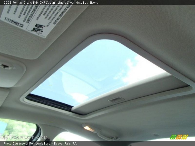 Liquid Silver Metallic / Ebony 2008 Pontiac Grand Prix GXP Sedan