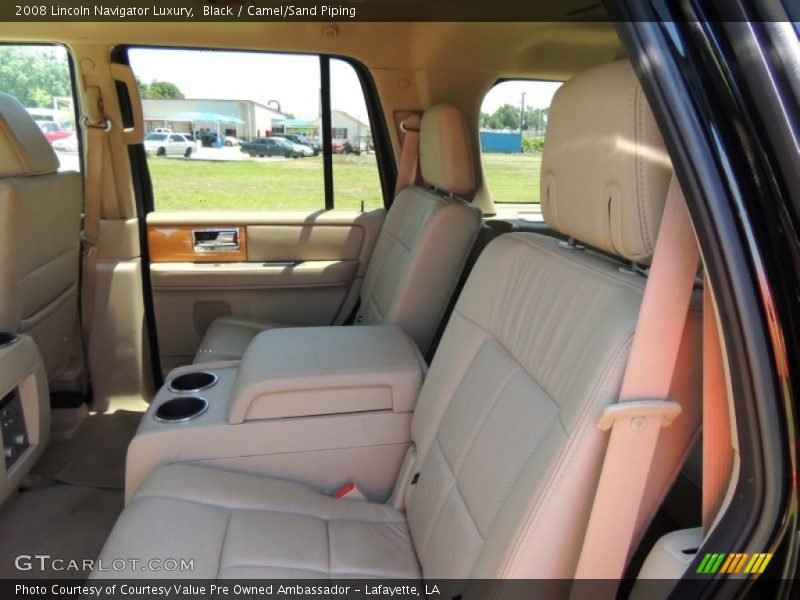 Black / Camel/Sand Piping 2008 Lincoln Navigator Luxury