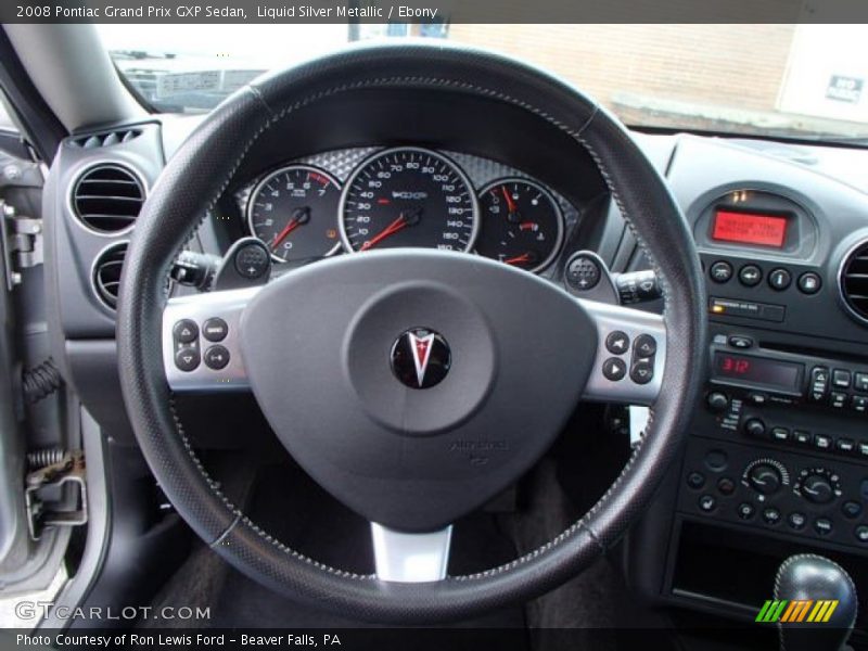 Liquid Silver Metallic / Ebony 2008 Pontiac Grand Prix GXP Sedan