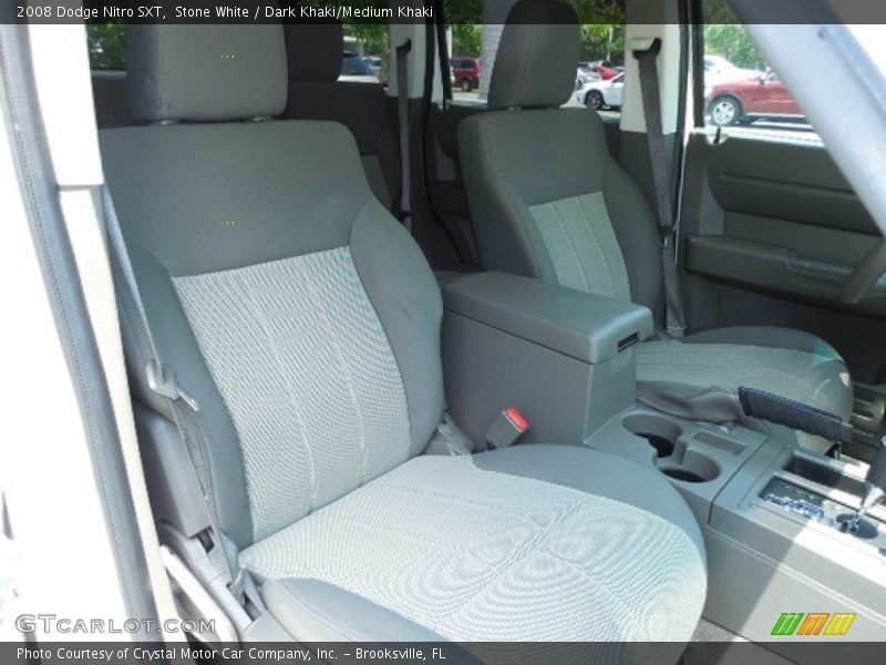 Stone White / Dark Khaki/Medium Khaki 2008 Dodge Nitro SXT