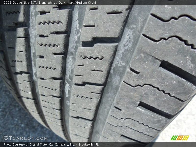Stone White / Dark Khaki/Medium Khaki 2008 Dodge Nitro SXT