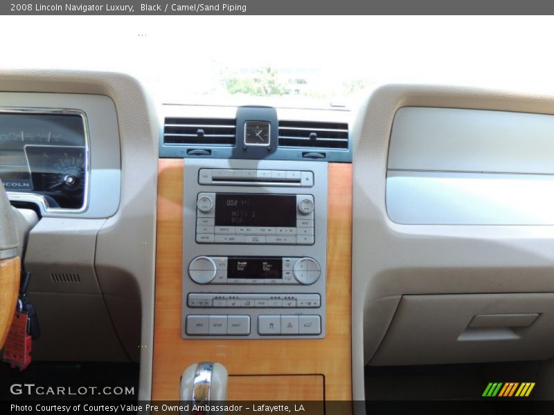 Black / Camel/Sand Piping 2008 Lincoln Navigator Luxury
