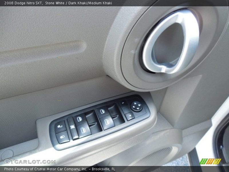 Stone White / Dark Khaki/Medium Khaki 2008 Dodge Nitro SXT