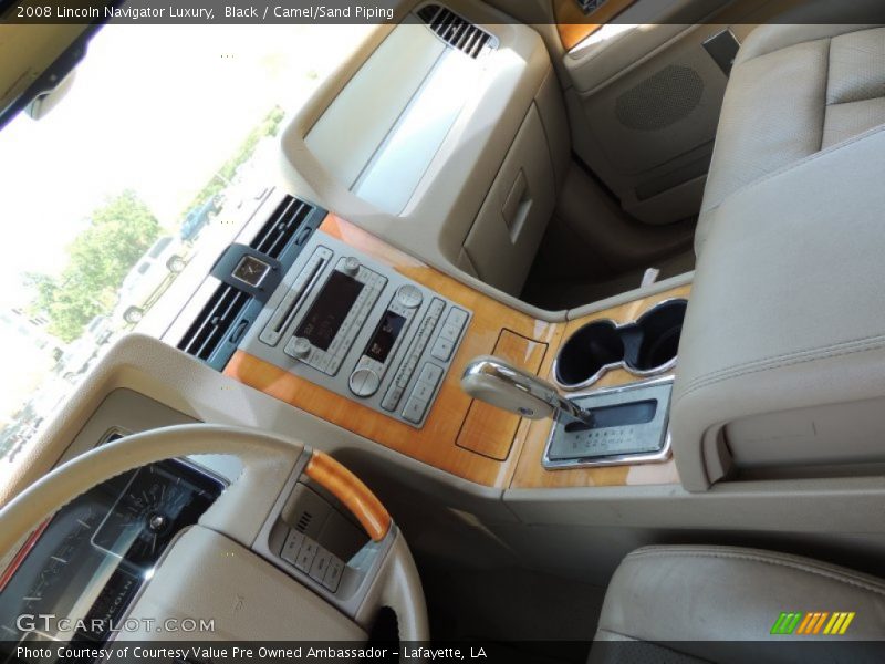 Black / Camel/Sand Piping 2008 Lincoln Navigator Luxury