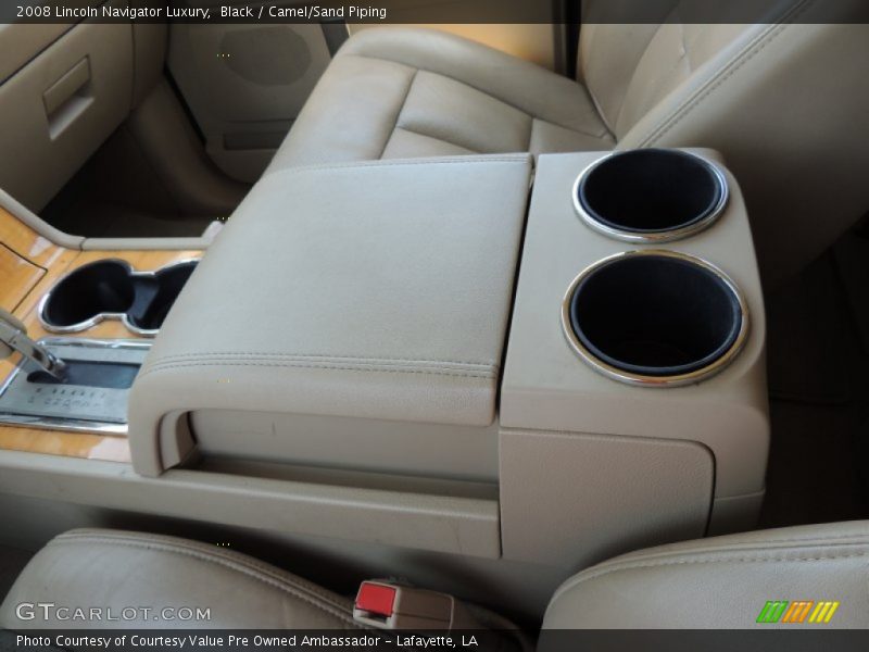 Black / Camel/Sand Piping 2008 Lincoln Navigator Luxury
