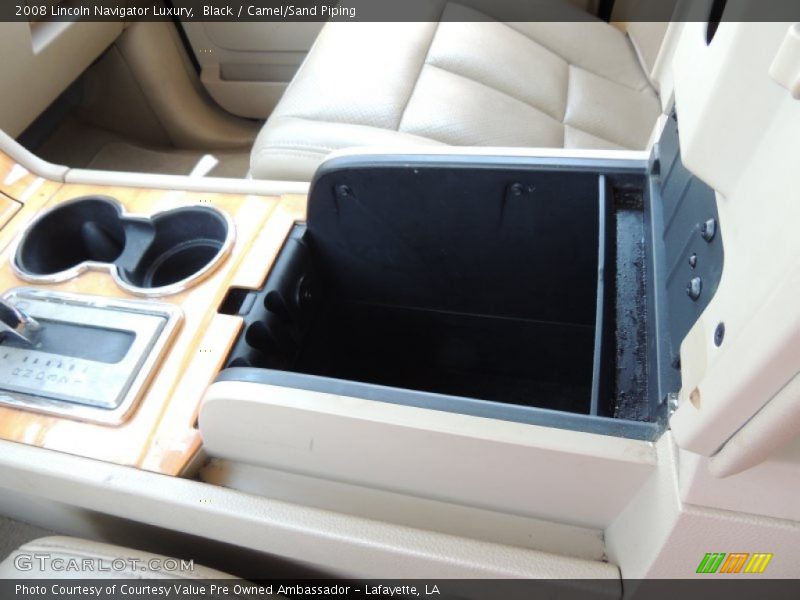 Black / Camel/Sand Piping 2008 Lincoln Navigator Luxury