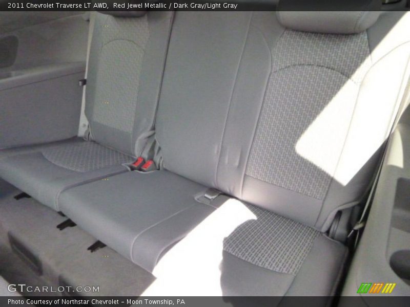 Red Jewel Metallic / Dark Gray/Light Gray 2011 Chevrolet Traverse LT AWD