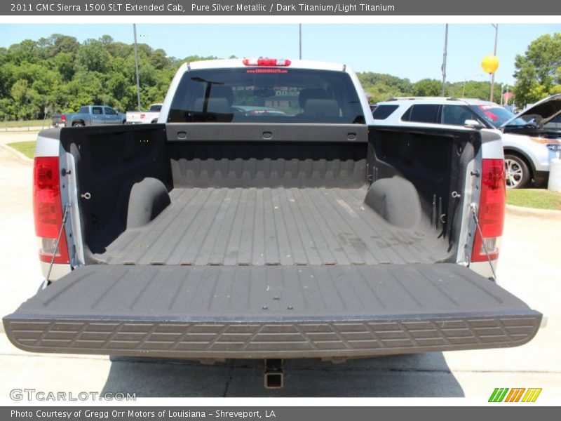 Pure Silver Metallic / Dark Titanium/Light Titanium 2011 GMC Sierra 1500 SLT Extended Cab