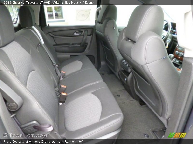 Atlantis Blue Metallic / Ebony 2013 Chevrolet Traverse LT AWD