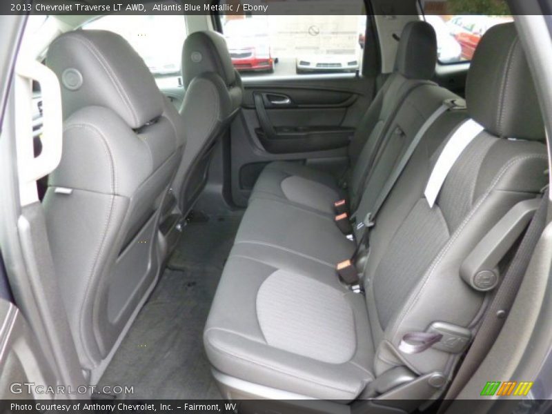 Atlantis Blue Metallic / Ebony 2013 Chevrolet Traverse LT AWD