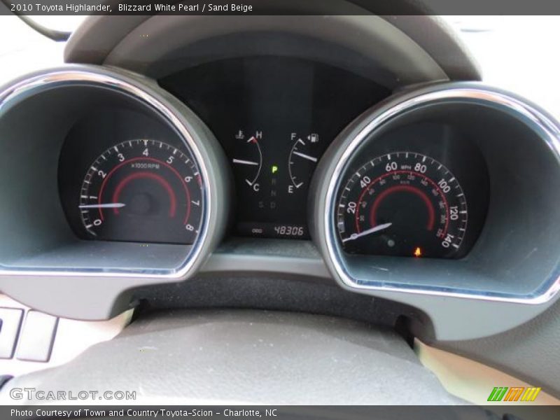  2010 Highlander   Gauges