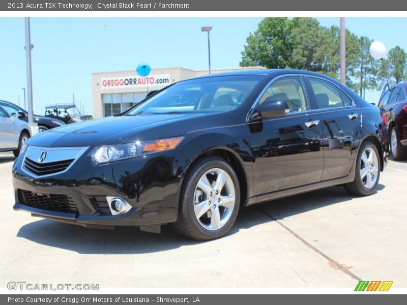 Crystal Black Pearl / Parchment 2013 Acura TSX Technology