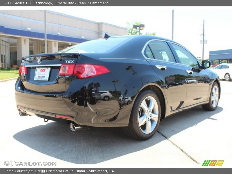 Crystal Black Pearl / Parchment 2013 Acura TSX Technology