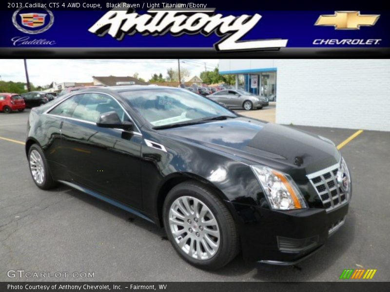 Black Raven / Light Titanium/Ebony 2013 Cadillac CTS 4 AWD Coupe
