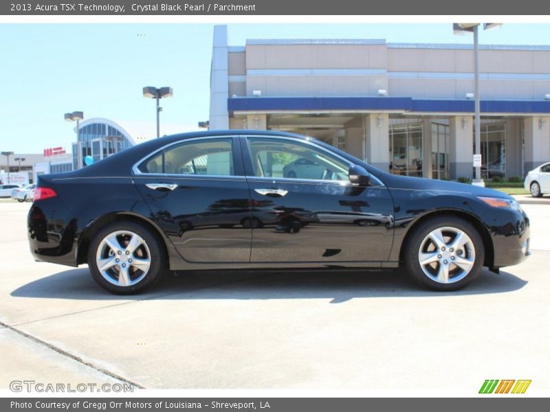 Crystal Black Pearl / Parchment 2013 Acura TSX Technology