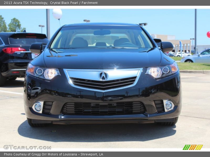 Crystal Black Pearl / Parchment 2013 Acura TSX Technology