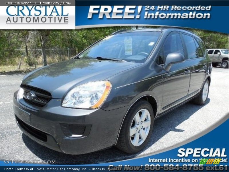 Urban Gray / Gray 2008 Kia Rondo LX