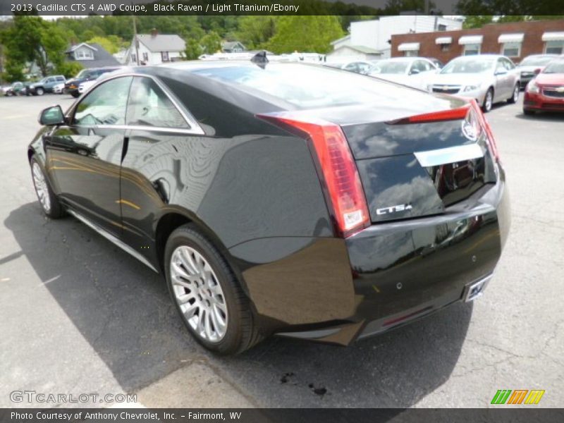 Black Raven / Light Titanium/Ebony 2013 Cadillac CTS 4 AWD Coupe