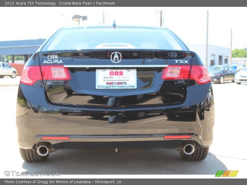 Crystal Black Pearl / Parchment 2013 Acura TSX Technology