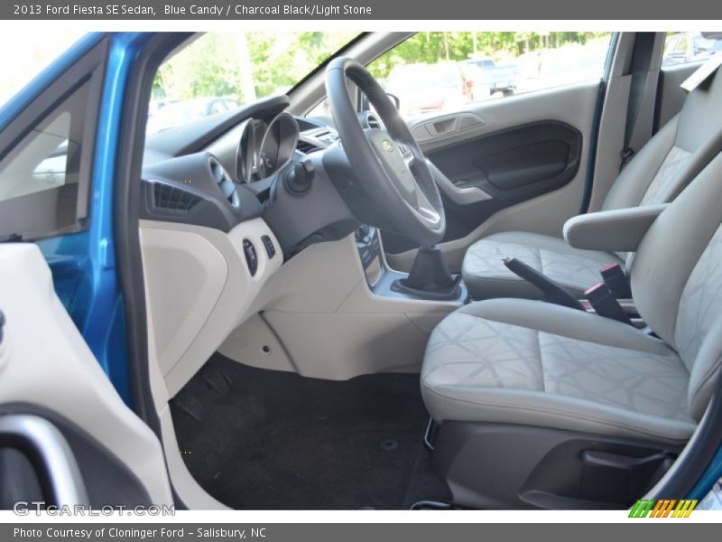 Blue Candy / Charcoal Black/Light Stone 2013 Ford Fiesta SE Sedan